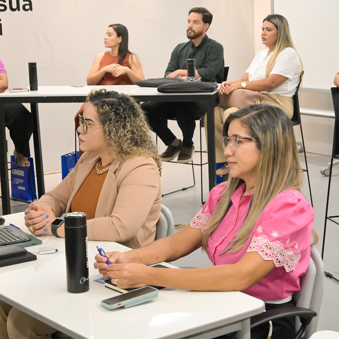 Players em sala de aula